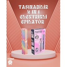 Zenvia Paslanmaz Çelik Bıçaklı Usb Epilatör Kaş, Üst Dudak Ve Çene Tüy Temizleyici Znv2026