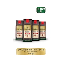 Jacobs Barista Intense Filtre Kahve Öğütülmüş 200 Gr X 4 Adet Öğütülmüş