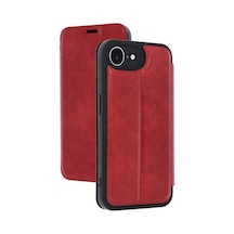 Apple iPhone  Uyumlu - 16e Kılıf Flip Cover - Kırmızı