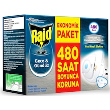 Raid Gece & Gündüz Sinekkovar Cihaz + 2 Yedek 3 Adet