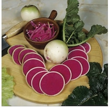 Doğal Dışı Beyaz İçi Kırmızı Yüksek Aromalı Çin Turpu Tohumu 50 Tohum