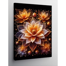 Kanvas Tablo Sukulent Çiçeği 50cmx70cm