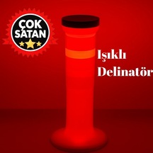 Işıklı Delinatör - Güneş Enerjili Delinatör 75 Cm