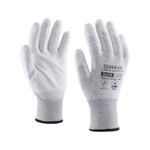Rock Safety Zebra-eco Esd Tam Kaplı Pu Eldiven 5 Çift