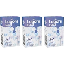 Lugol's Solution Iyot %2 Damla 3 x 30 ML