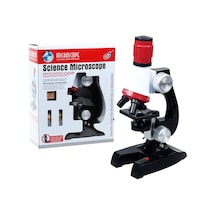 Eğitici Mikroskop Kiti Zoom Led Işıklı 100x 400x 1200x St1200x Çok Renkli