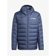 Adidas Jz9972 Terrex Multi Light Down Climawarm Erkek Mont Mavi