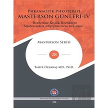 Masterson Günleri 4 - Borderline Kişilik Bozukluğu- Psikoterapi Enstitüsü