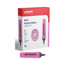 Penmark Fosforlu Kalem Neon Pembe Hs-505 04 Çok Renkli