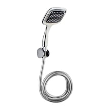 Siyah Kare Lüx Duş Banyo Seti Duş Başlığı Duş Hortumu Duş Mafsalı Lüx Banyo Duş Seti Duş Seti Krom T Renkli