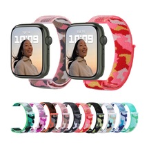 Sones Naylon Döngü Watch Band iOS Uyumlu Watch Ultra 49mm-watch Ultra 2 49mm / Seri 9-8-7 45mm / Se 3-se 2-6-se-5-4 44mm / 3-2-1 42mm