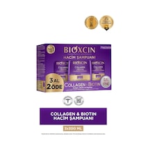 Bioxcin Collagen & Biotin Hacim Veren Şampuan 3 x 300 ML
