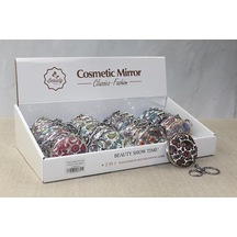 Taşlı El Aynası Anahtarlık Alk3773 Renkli