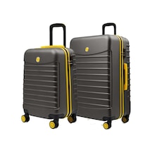 2'li Valiz Seti Orta Boy - Kabin Boy Antrasit 1168 Antrasit