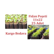 Fide Fidan Poşeti, 25 Adet, 11X22 Fidan Poşeti, Fidan Torbası