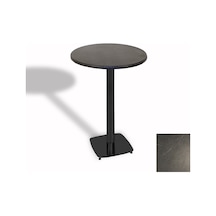 Bistro Masa Tokyo Esb - Werzalit, Wermodin Ve Allzalit Tabla 60 Cm Çap - Grey Marble Çok Renkli
