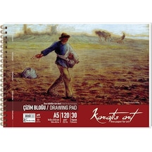 Karatis Çizim Blok Spiralli Art 120 Gr A5 30 Yp 482008-99