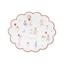 Meri Meri - Animal Friends Tabak- S - 8 Adet