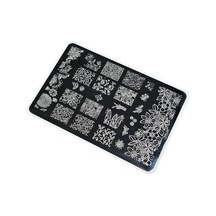 Nail Art Stamping Baskı Plakası Büyük Boy Xl Hk08