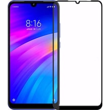Xiaomi Redmi 7 Siyah 5D Tam Kaplayan Ekran Koruyucu Cam