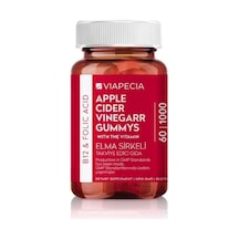 Viapecia Apple Cider Vinegar Elma Sirkeli Takviye Edici Gıda 60 Tablet