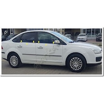 Ford Focus Sedan Krom Cam Çıtası 1998-2005 4 Parça Paslanmaz  Çeli