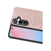 Onegif Samsung Galaxy S24 Plus Uyumlu Bright Simli Kapak - Pembe