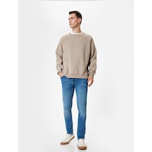 Koton Slim Fit Kot Pantolon - Brad Jean Orta İndigo 5wam40032ıd İndigo