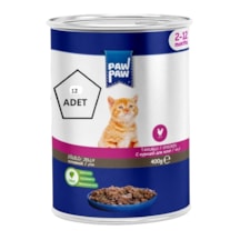 Paw Paw Tavuklu Yavru Kedi Konservesi 12 x 400 G