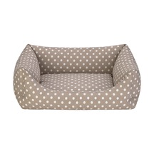 Hnrlıshp Pet Comfort Uniform Bej Puantiyeli Kedi Ve Köpek Yatağı M 60x50cm