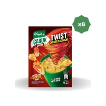 Knorr Çabuk Çorba Twist Cheese Kimchi - 6 Adet
