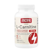 Jarrow Formulas, Vegan L-carnitine, 500 Mg, 100 Veggie Capsules Aromasız