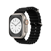 Apple Watch 38mm Uyumlu Ocean Kordon - Siyah