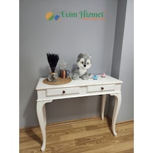 Evim Hizmet 120 Cm Beyaz Eskitme Dresuar Beyaz