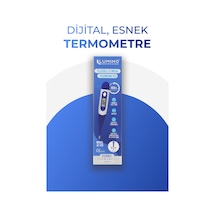 Lumino Esnek Uçlu Dijital Ateş Ölçer - Sesli Uyarı & Hafızalı - Bebek Ve Yetişkin İçin Termometre