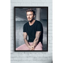 Pster10608 David Beckham Çerçeveli Tablo 2 40x50cm 7/8 Yaş