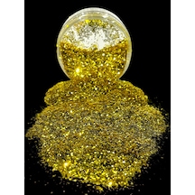 Epoksi Glitter Sim 50 Gr Kalın Mikron Parlak Gold