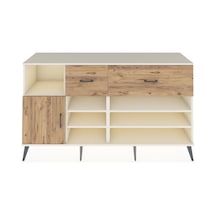 Kronos Konsol 6 Raflı 2 Çekmeceli Tek Kapaklı 176x59x99 Aytaşı-ç Aytaşı-çam
