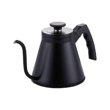 Tr Epinox Barista İbrik Coffee Pot Kettle 1200 Ml- Filtre Kahve Demliği Siyah Renk Paslanmaz Çelik Diğer