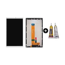 Samsung Galaxy Tab A7 Lite Sm-t225 Uyumlu Dokunmatik Set Beyaz + B7000