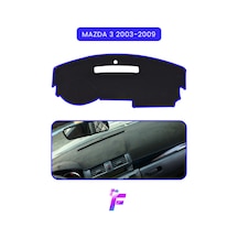 Mazda 3 2003-2009 Uyumlu Torpido,panel Örtüsü Hızlı Ve Kolay Montaj Kaymaz Tasarım Td29 Torpido Halısı