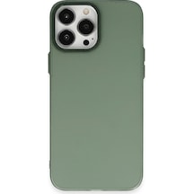 Apple İphone Uyumlu 14 Pro Max Kılıf Modos Metal Kapak - Koyu Yeşil Çok Renkli