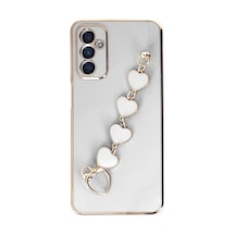 Bezos Samsung Galaxy A14 4g Kılıf Esila Silikon - Beyaz Bty
