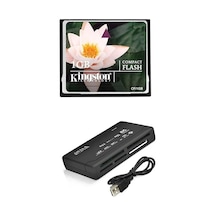 Kingston 1 GB Compact Flash Hafıza Kartı + Usb 2.0 Kart Okuyucu