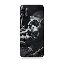 Infinix Hot 9 Uyumlu Sigara Ve Ölüm Desenli Silikon Kılıf