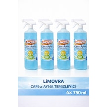 Cam & Parlak Yüzey 750ml - Bitkisel 4'lü