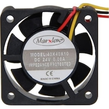 Marxlow 40x40x10 Dc Fan 24v 3p 0.08a
