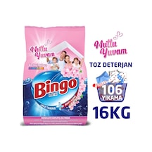 Bingo Matik Mutlu Yuvam Renkliler ve Beyazlar için Toz Çamaşır Deterjanı 2 x 8 KG
