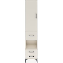Arges Dolap 4 Raflı 3 Çekmeceli Tek Kapaklı 44x30x221 Aytaşı-... Aytaşı