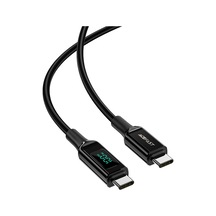 Cbtx Acefast C6-03 İphone 15 Serisi Uyumlu Usb-c To Usb-c 100 W Örgülü Şarj Veri Kablosu 2 M Siyah